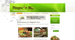Desktop Screenshot of magasinbio.org