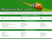 Tablet Screenshot of magasinbio.com